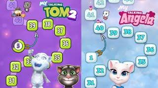 My Talking Tom Levels 5-50 | My Talking Angela Levels 1- 50 | #Android #Walkthrough