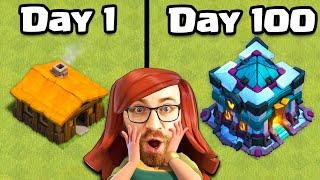 I Played a New Clash of Clans Account for 100 Days Straight!