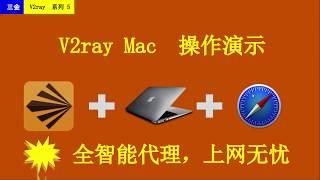 v2ray 客户端在 Mac 苹果电脑上演示