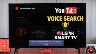 LG Smart TV: YouTube Voice Search! [How To on webOS 4K]