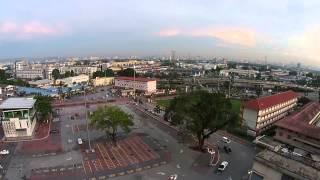 Aerial view in malaysia batu cave kovil phantom 2 vision