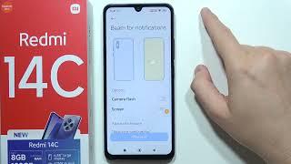 Redmi 14C: How to Enable Flashlight for Notifications