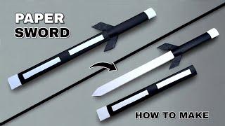 How To Make a Paper Ninja Sword with Paper Sheath | Paper Katana |