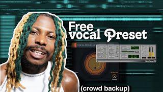 Free FL studio 21 Asake Crowd vocal Preset (How to use And Mix vocals from start)