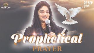 Friday Prophetical  Live | Ps Divya David | 20th Sep 2024 | S.O.W Church #teluguchristianmessages