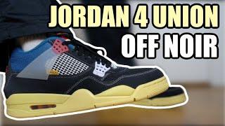 AIR JORDAN 4 UNION OFF NOIR REVIEW & ON FEET + HOW TO STYLE + RESELL PREDICTIONS