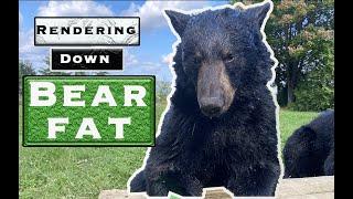 How To Render Bear Fat | Making "Bear Grease" | From Field to Jar