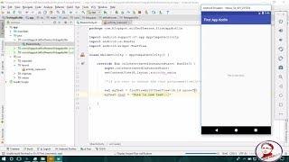 Create First App | Android Studio | Kotlin