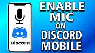 How To Enable Mic on Discord Mobile (step by step)