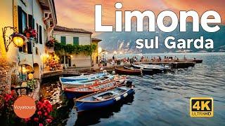 Limone sul Garda, Lake Garda - Italy Sunset Walk (4K UHD)