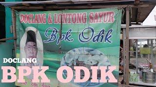 DOCLANG & LONTONG SAYUR BAPAK ODIK BOGOR CABANG LEUWILIANG, indonesia street food