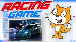 How to Make A SCROLLING RACING GAME In Scratch!