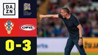 Effiziente Österreicher siegen bei Rangnick-Debüt: Kroatien - Österreich 0:3 | Nations League | DAZN