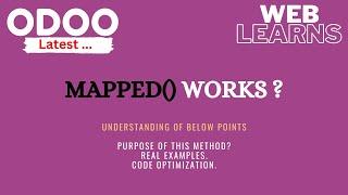 How to use mapped() method in Odoo | Latest Odoo Tutorial