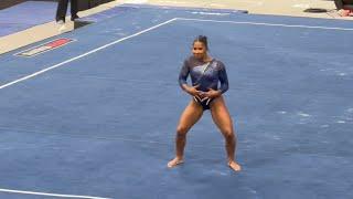 Jordan Chiles's Near PERFECT 9.975 floor to Prince's music for UCLA Gymnastics - January 2025