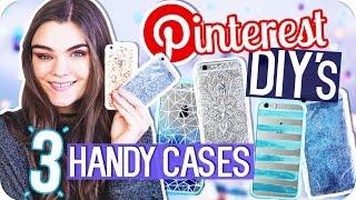 3 HANDYHÜLLEN DIY's - Phone Cases selber machen // Pinterest Inspired & Verlosung // I'mJette