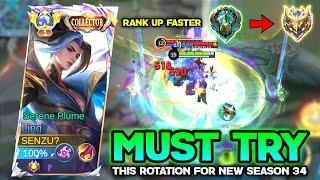 LING FASTHAND BEST ROTATION FOR RANK UP FASTER ( MUST TRY ) Ling Gameplay Mobile Legends