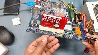 No display bios problem fix error code 0000 in debug card full video in Hindi