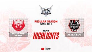 BIGETRON ALPHA vs ALTER EGO MPL ID SEASON 13 WEEK 2 | BTR vs AE