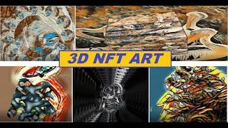 3D NFT ART / 3d nft digital art / 3d nfts / 3d animated nft, by Nosheen Ch.