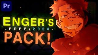 ENGER'S 2024 EDITING PACK! - Premiere Pro (for edits/AMVs)