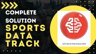 Learn to Earn Cloud Challenge: Sports Data Analysis Skills Complete Solution #learntoearnchallenge