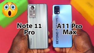 Infinix Note 11 Pro vs Umidigi A11 Pro Max Ultimate Comparison - Who is The Budget King Phone!