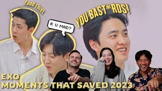 REACTING to EXO 'moments that saved 2023'!!