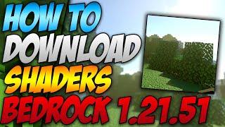 How To Download Shaders For Minecraft 1.21.51 Bedrock (2025)