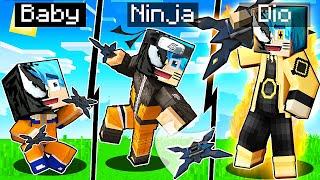 DIVENTO da FIGLIO NINJA a DIO NINJA di NARUTO su MINECRAFT ITA