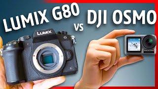 LUMIX G80 vs. DJI OSMO Action for vlogging? It's closer than you think