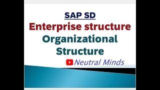 SAP SD Enterprise structure / Organizational Structure full class with definition and assignment