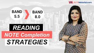 IELTS 2024 Reading - NOTE Completion Tips & Tricks (with Practice Question)