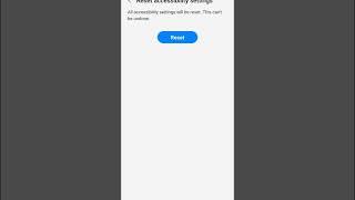 Reset accessibility settings | One Click | Samsung Galaxy F41 | Samsung