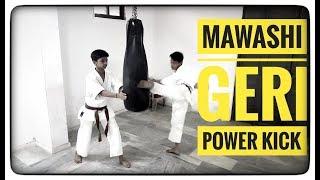 MAWASHI GERI ! POWER KICK ! CHAMPION FIGHTER.