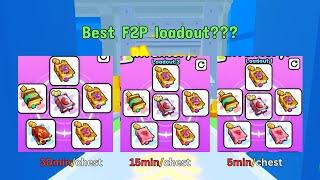 *NEW* BEST F2P LOADOUT FOR BREAKING POLICE CHEST in Pet Simulator 99!!!
