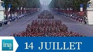 Défile du 8ème RPIMA pour le 14 juillet - Archive vidéo INA