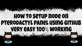 How to setup full node on pterodactyl panel on github || Deadlox ||