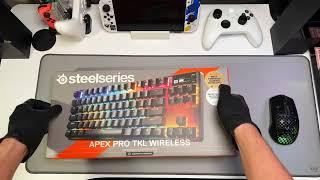 Steelseries Apex Pro TKL Wireless Gen 3 unboxing