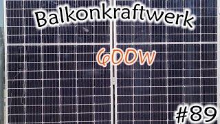 #89 Solarbalkonkraftwerk 600 W optimal für Mining...