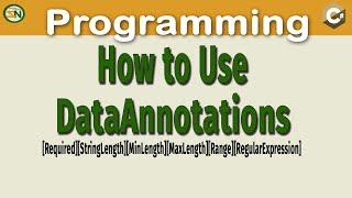 How to Use DataAnnotations in C#: Required, StringLength, RegularExpression, MinLength and MaxLength