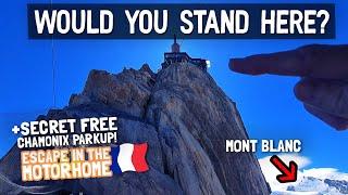 HIDDEN FREE PARKUP in Chamonix for TWO Nights! & GLASS FLOOR 3842m HIGH!