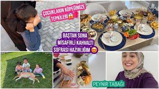 ÇOCUKLARIN YENİ ÜYEMİZE TEPKİLERİ , YATILI MİSAFİRİME ENFES KAHVALTI SOFRASI HAZIRLIĞI, MASA SUNUMU