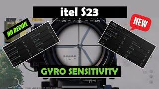 itel S23 Gyro Sensitivity Settings | PUBG Mobile