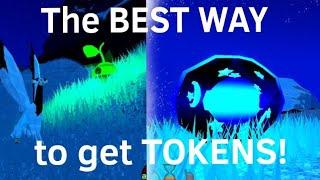 The BEST WAY to get TOKENS! | Creatures of Sonaria Roblox