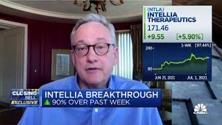 Intellia CEO on Crispr gene-editing treatment, secondary offering