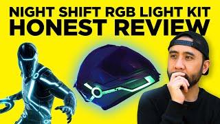 LightMode Night Shift RGB LED Kit for Helmets Unboxing & Full Review | RunPlayBack