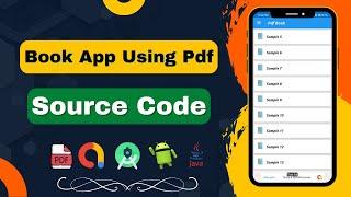 Pdf book app Android studio Source code