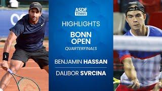 Benjamin Hassan vs Dalibor Svrcina HIGHLIGHTS August 9, 2024 (Bonn Open)