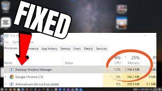 How to Fix Desktop Window Manager High CPU and Memory Usage